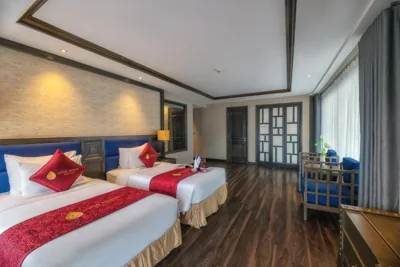 Zweibettzimmer mit Badewanne — Lotus Aroma Sapa Hotel